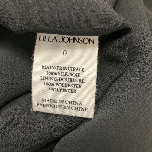 Ulla Johnson Purple / Tan Printed Silk Midi Dress - Picture 6 of 6